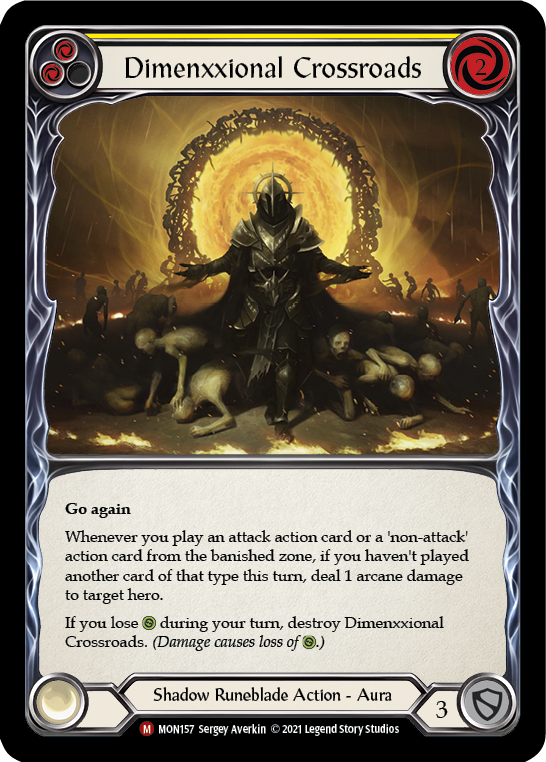 Dimenxxional Crossroads [MON157] (Monarch)  1st Edition Normal | Boutique FDB TCG