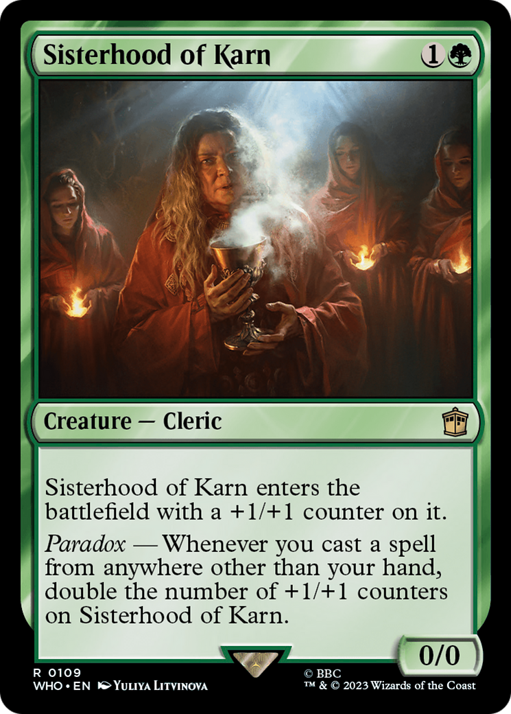 Sisterhood of Karn [Doctor Who] | Boutique FDB TCG