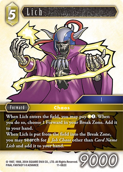 Lich [Opus XI] | Boutique FDB TCG