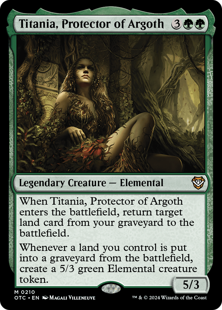 Titania, Protector of Argoth [Outlaws of Thunder Junction Commander] | Boutique FDB TCG