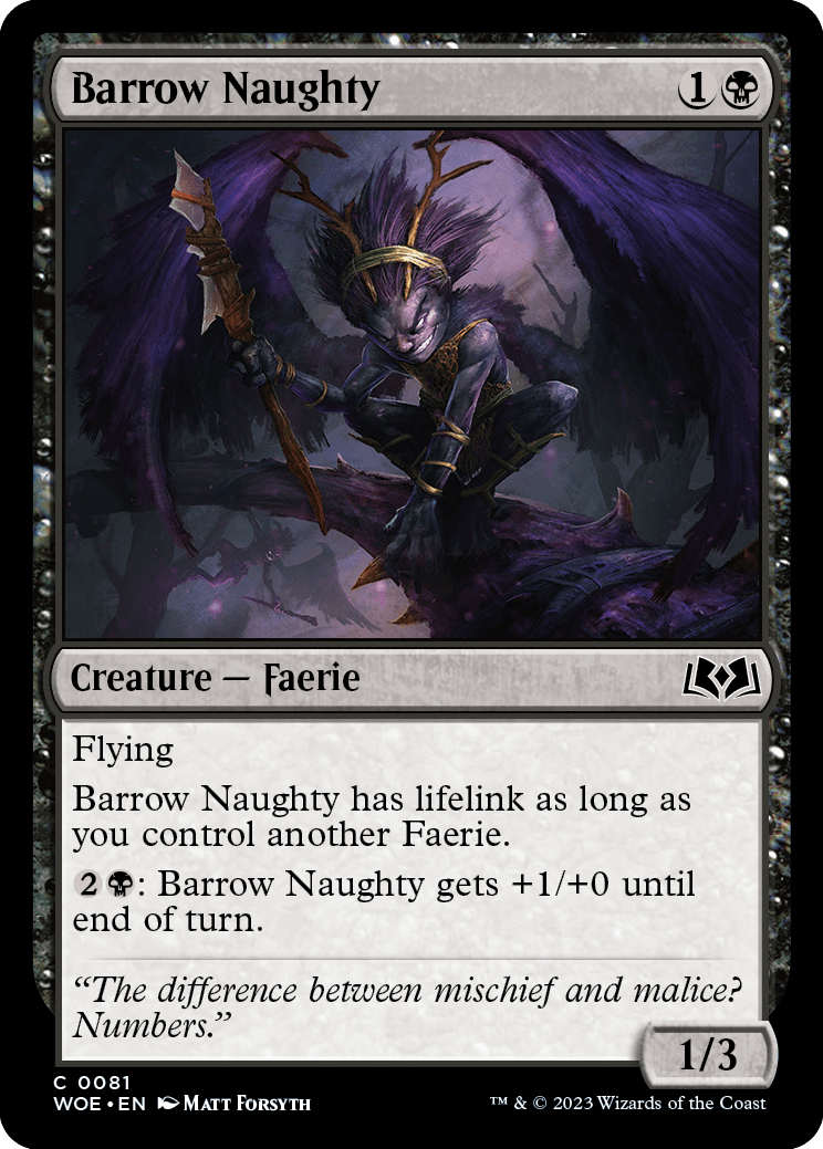 Barrow Naughty [Wilds of Eldraine] | Boutique FDB TCG