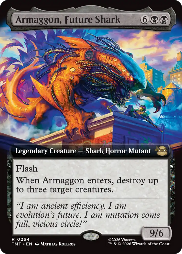 Armaggon, Future Shark (Extended Art) [Teenage Mutant Ninja Turtles] | Boutique FDB TCG