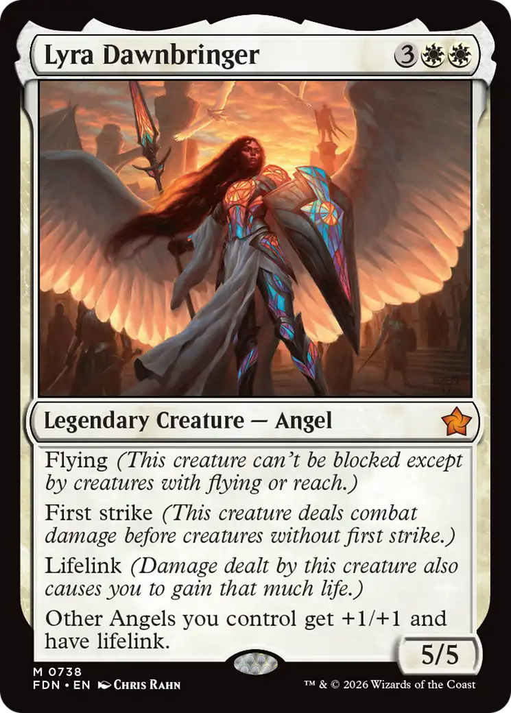 Lyra Dawnbringer (0738) [Foundations] | Boutique FDB TCG