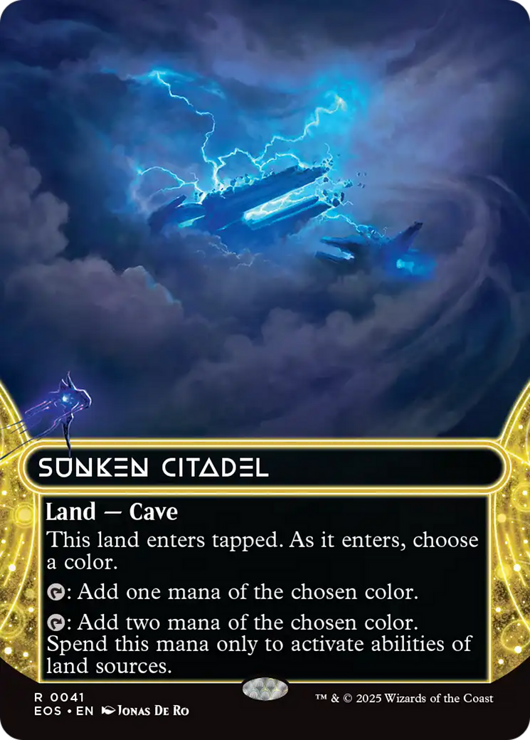 Sunken Citadel (0041) (Borderless) [Edge of Eternities: Stellar Sights] | Boutique FDB TCG