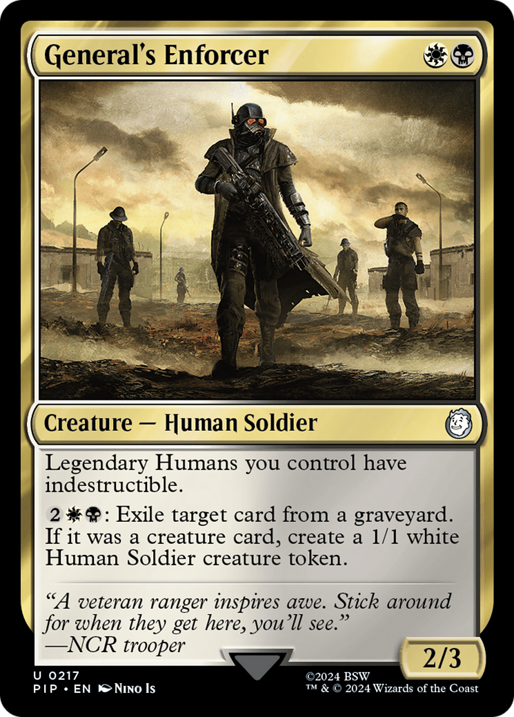 General's Enforcer [Fallout] | Boutique FDB TCG