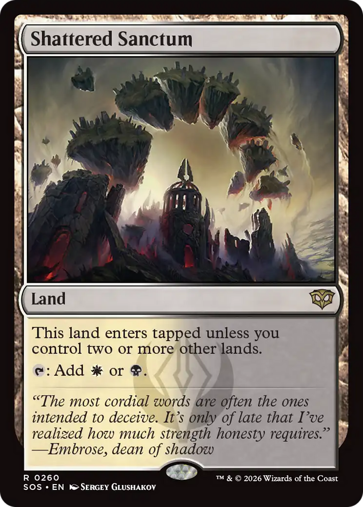 Shattered Sanctum [Secrets of Strixhaven] | Boutique FDB TCG