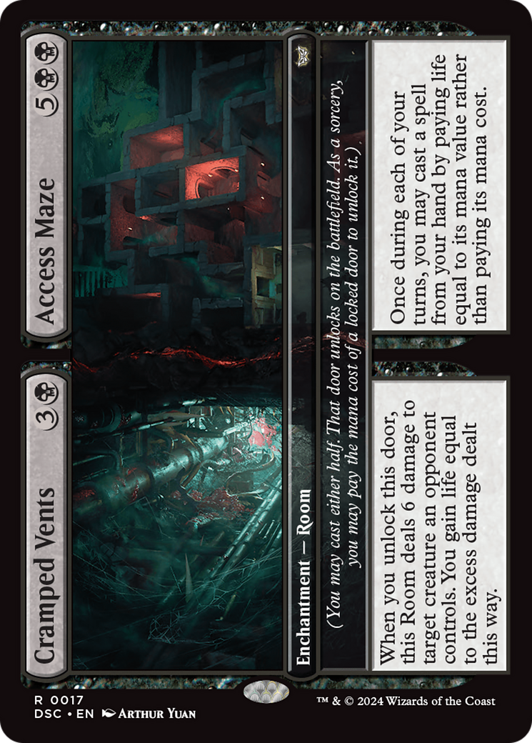 Cramped Vents // Access Maze [Duskmourn: House of Horror Commander] | Boutique FDB TCG