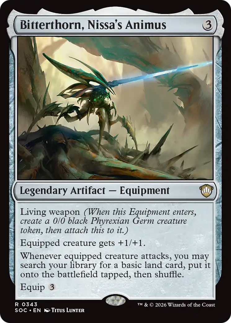 Bitterthorn, Nissa's Animus [Secrets of Strixhaven Commander] | Boutique FDB TCG