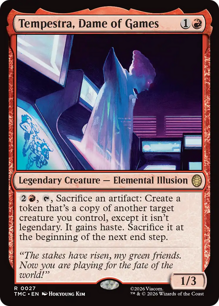 Tempestra, Dame of Games [Teenage Mutant Ninja Turtles Commander] | Boutique FDB TCG