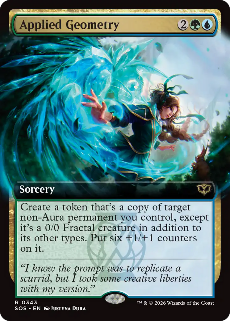 Applied Geometry (Extended Art) [Secrets of Strixhaven] | Boutique FDB TCG