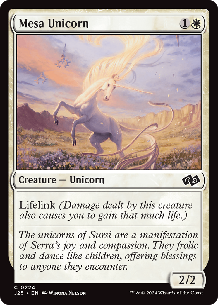 Mesa Unicorn [Foundations Jumpstart] | Boutique FDB TCG