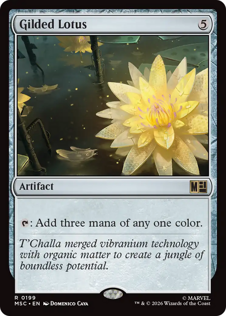 Gilded Lotus (Surge Foil) [Marvel Super Heroes Commander] | Boutique FDB TCG