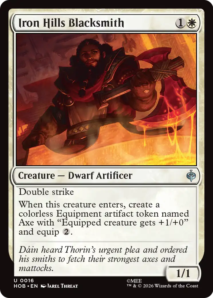 Iron Hills Blacksmith [The Hobbit] | Boutique FDB TCG