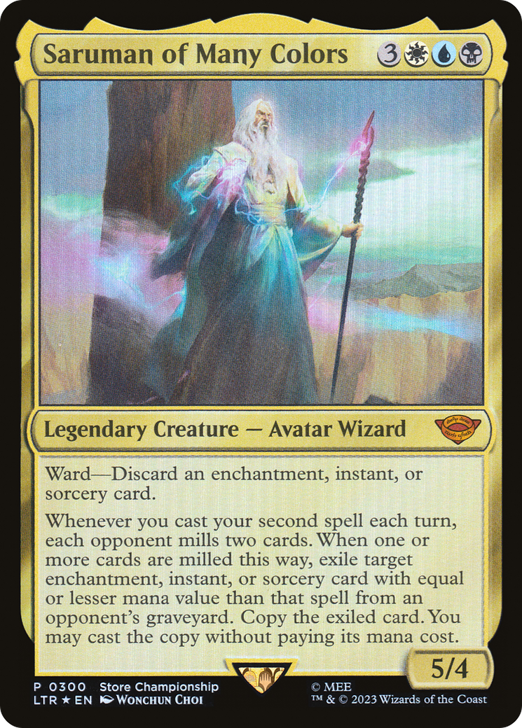 Saruman of Many Colors (Winner) [Store Championships 2023] | Boutique FDB TCG