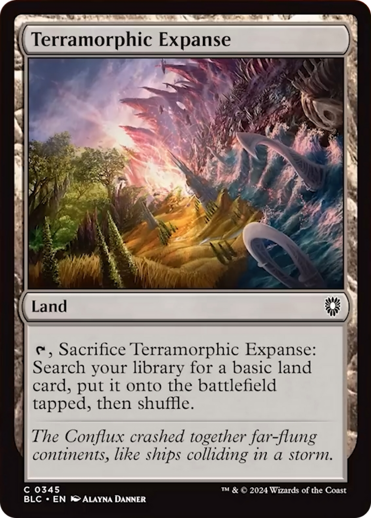 Terramorphic Expanse [Bloomburrow Commander] | Boutique FDB TCG