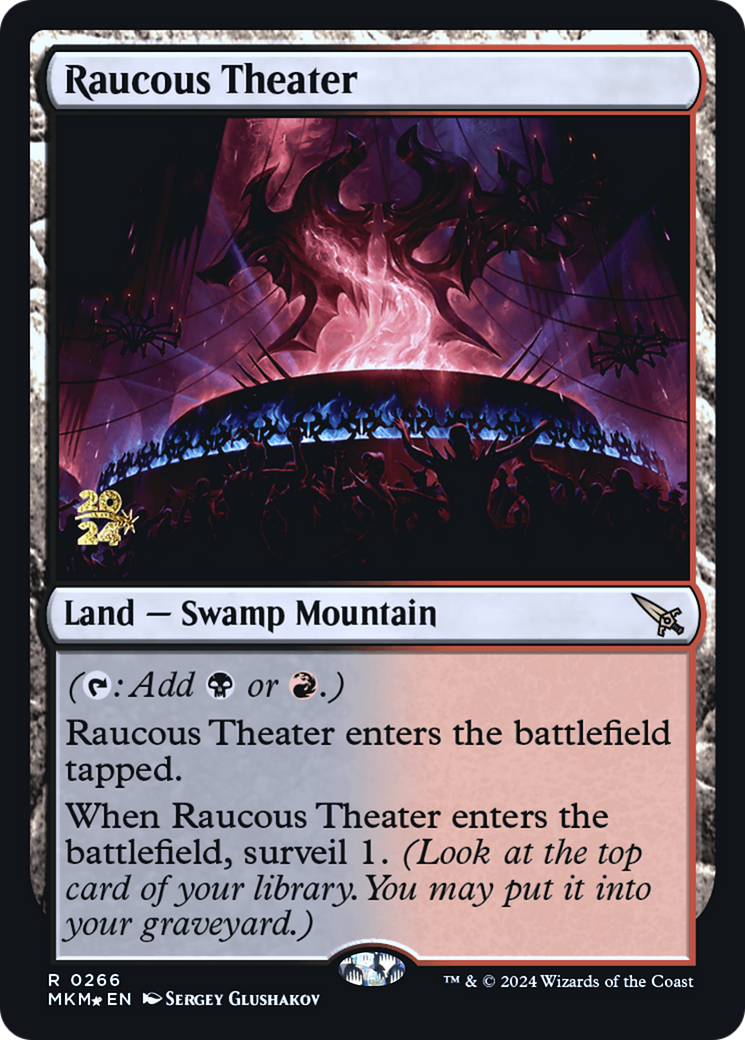 Raucous Theater [Murders at Karlov Manor Prerelease Promos] | Boutique FDB TCG