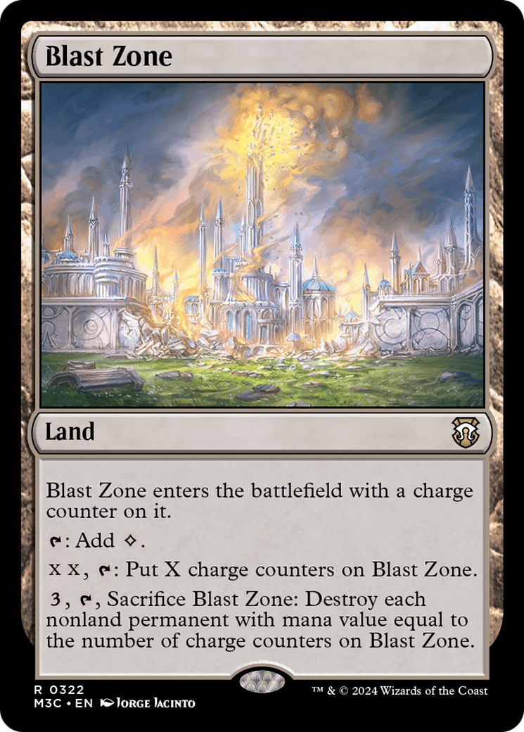 Blast Zone (Ripple Foil) [Modern Horizons 3 Commander] | Boutique FDB TCG