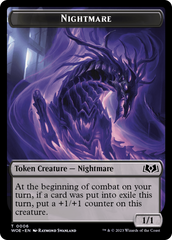 Nightmare // Food (0010) Double-Sided Token [Wilds of Eldraine Tokens] | Boutique FDB TCG