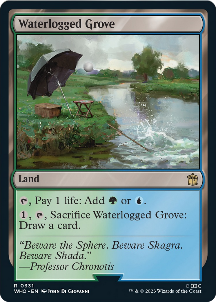 Waterlogged Grove [Doctor Who] | Boutique FDB TCG