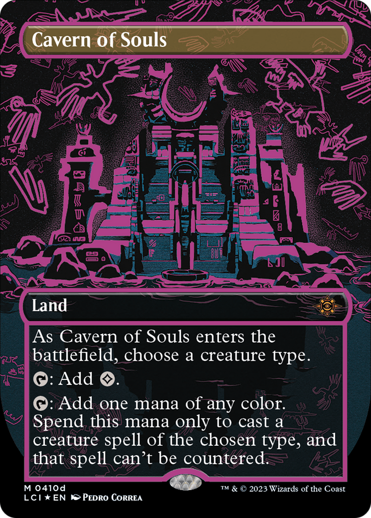 Cavern of Souls (0410d) (Borderless) [The Lost Caverns of Ixalan] | Boutique FDB TCG