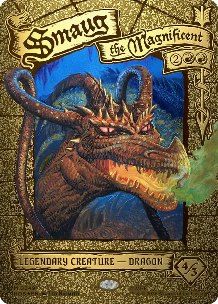 Smaug the Magnificent (Borderless) [The Hobbit] | Boutique FDB TCG