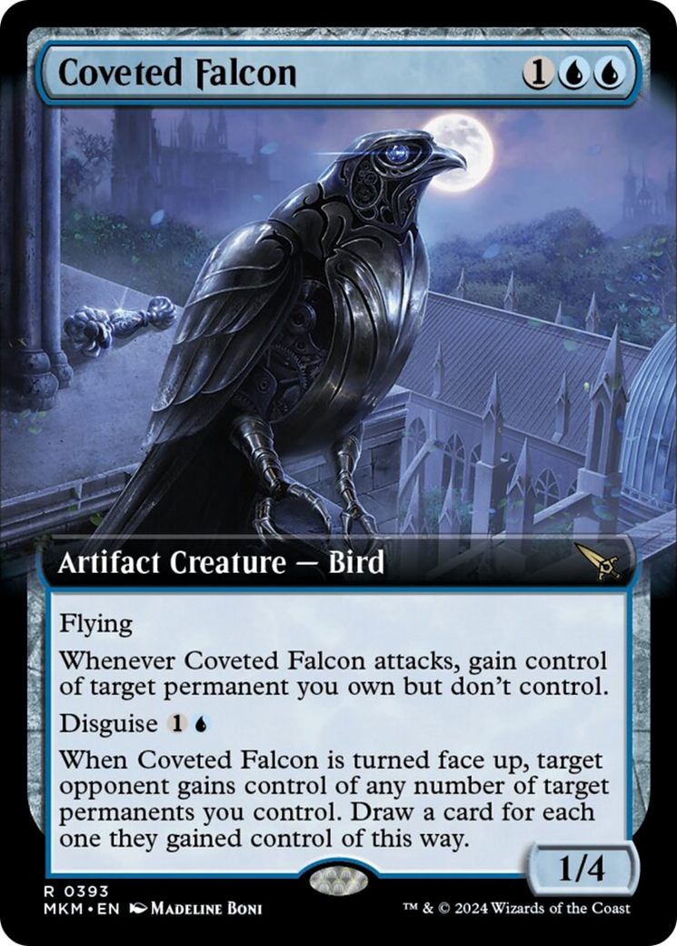 Coveted Falcon (Extended Art) [Murders at Karlov Manor] | Boutique FDB TCG