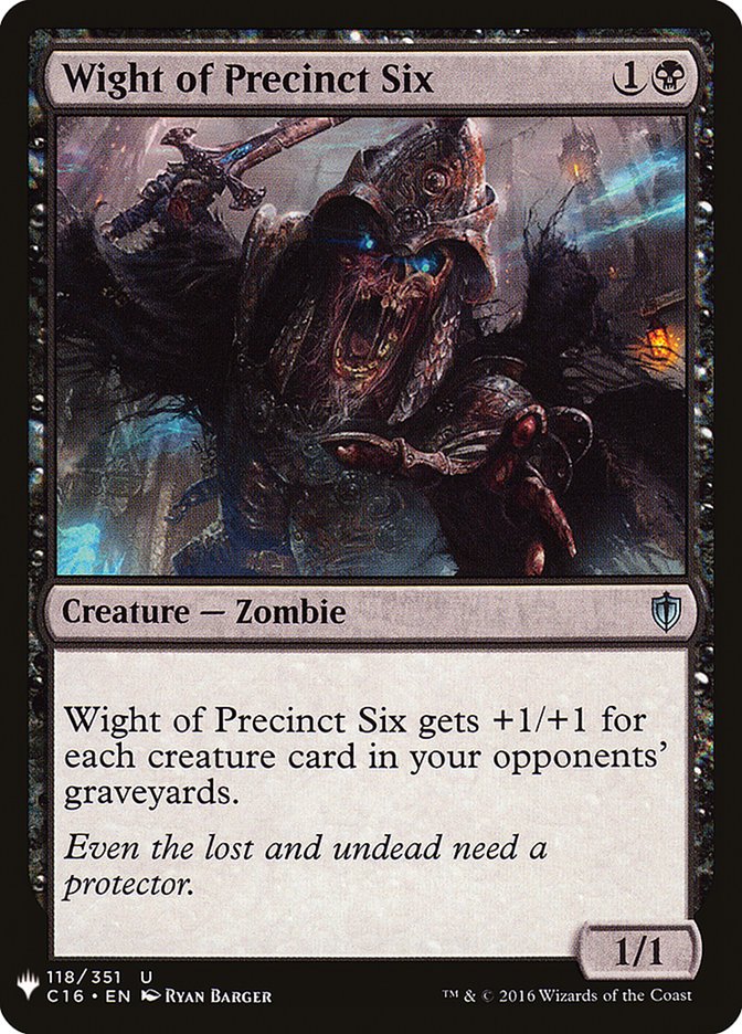 Wight of Precinct Six [Mystery Booster] | Boutique FDB TCG