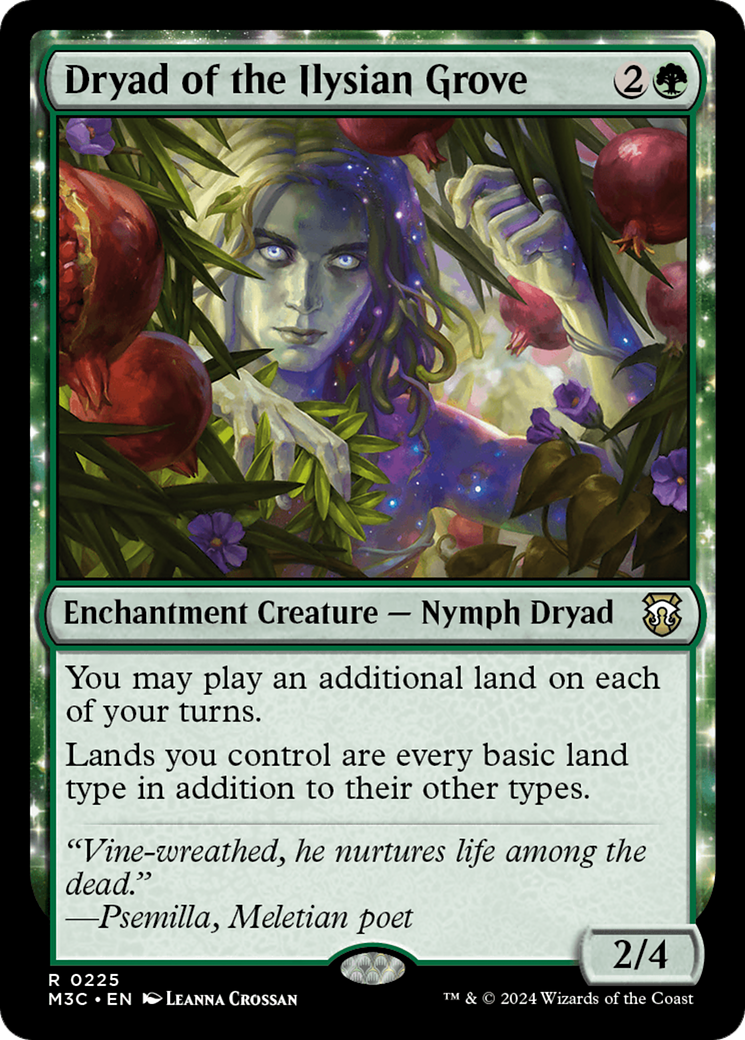 Dryad of the Ilysian Grove (Ripple Foil) [Modern Horizons 3 Commander] | Boutique FDB TCG