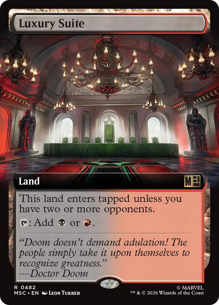 Luxury Suite (Extended Art) [Marvel Super Heroes Commander] | Boutique FDB TCG