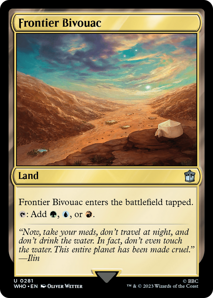 Frontier Bivouac [Doctor Who] | Boutique FDB TCG