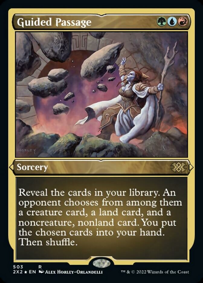Guided Passage (Foil Etched) [Double Masters 2022] | Boutique FDB TCG