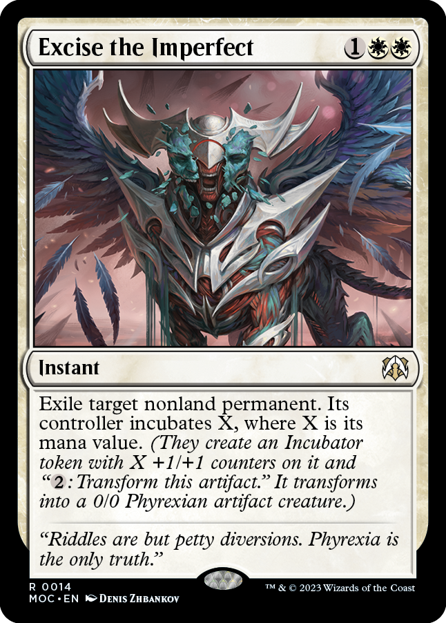 Excise the Imperfect [March of the Machine Commander] | Boutique FDB TCG