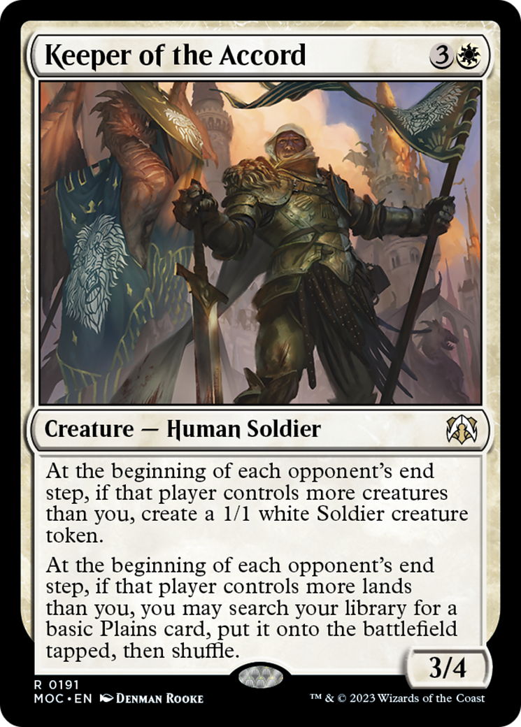Keeper of the Accord [March of the Machine Commander] | Boutique FDB TCG