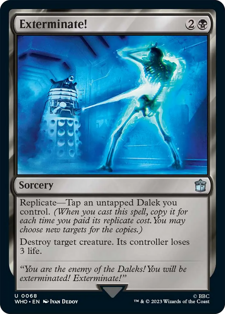 Exterminate! [Doctor Who] | Boutique FDB TCG