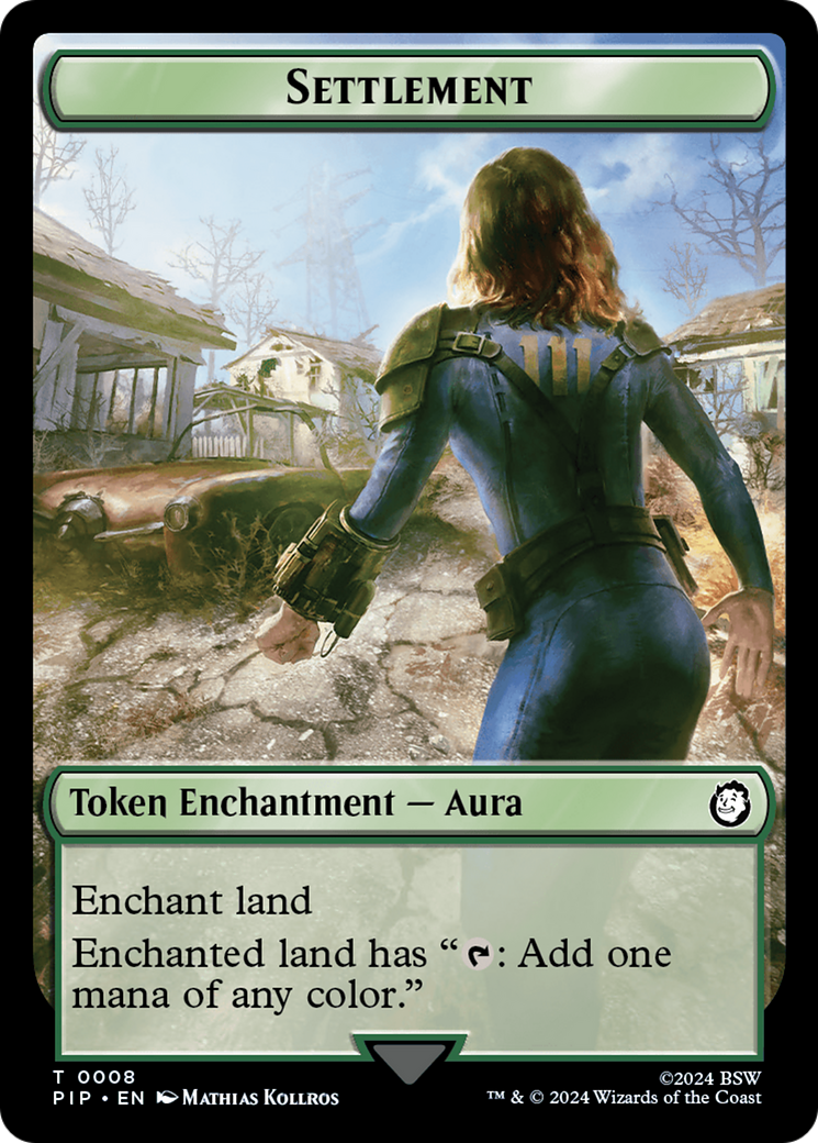 Energy Reserve // Settlement Double-Sided Token [Fallout Tokens] | Boutique FDB TCG