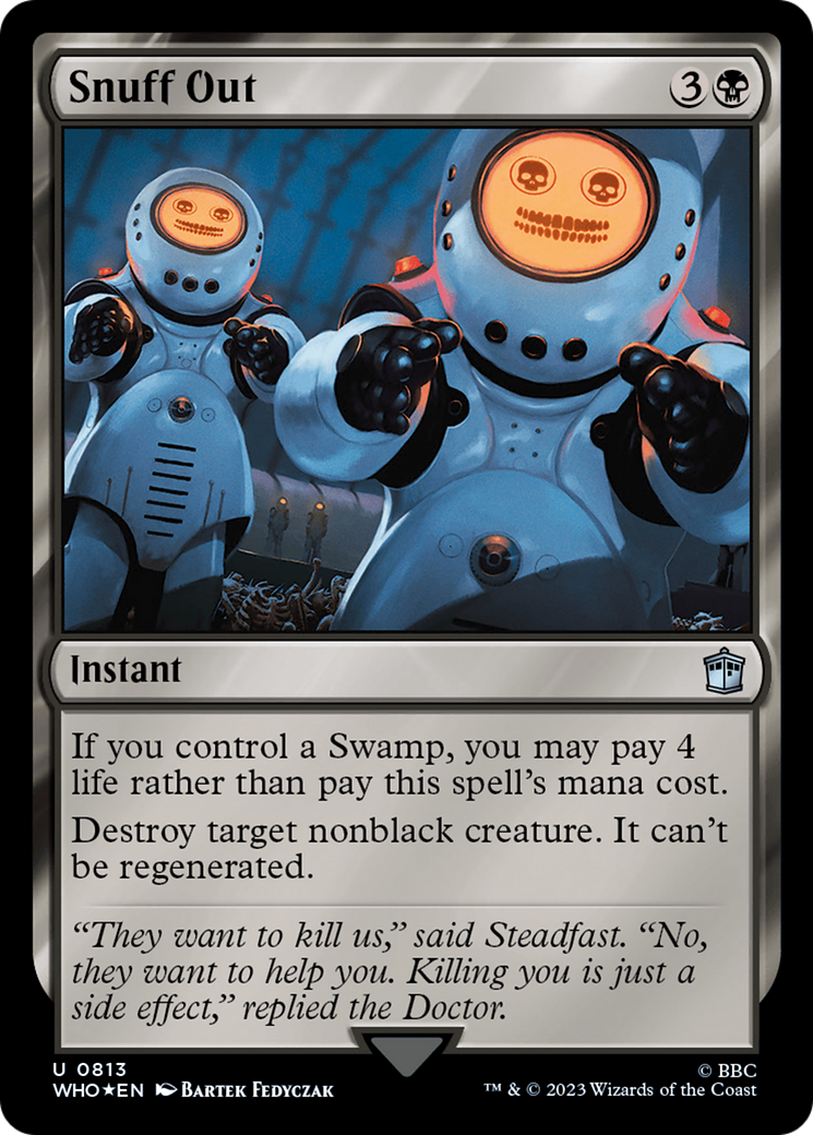 Snuff Out (Surge Foil) [Doctor Who] | Boutique FDB TCG