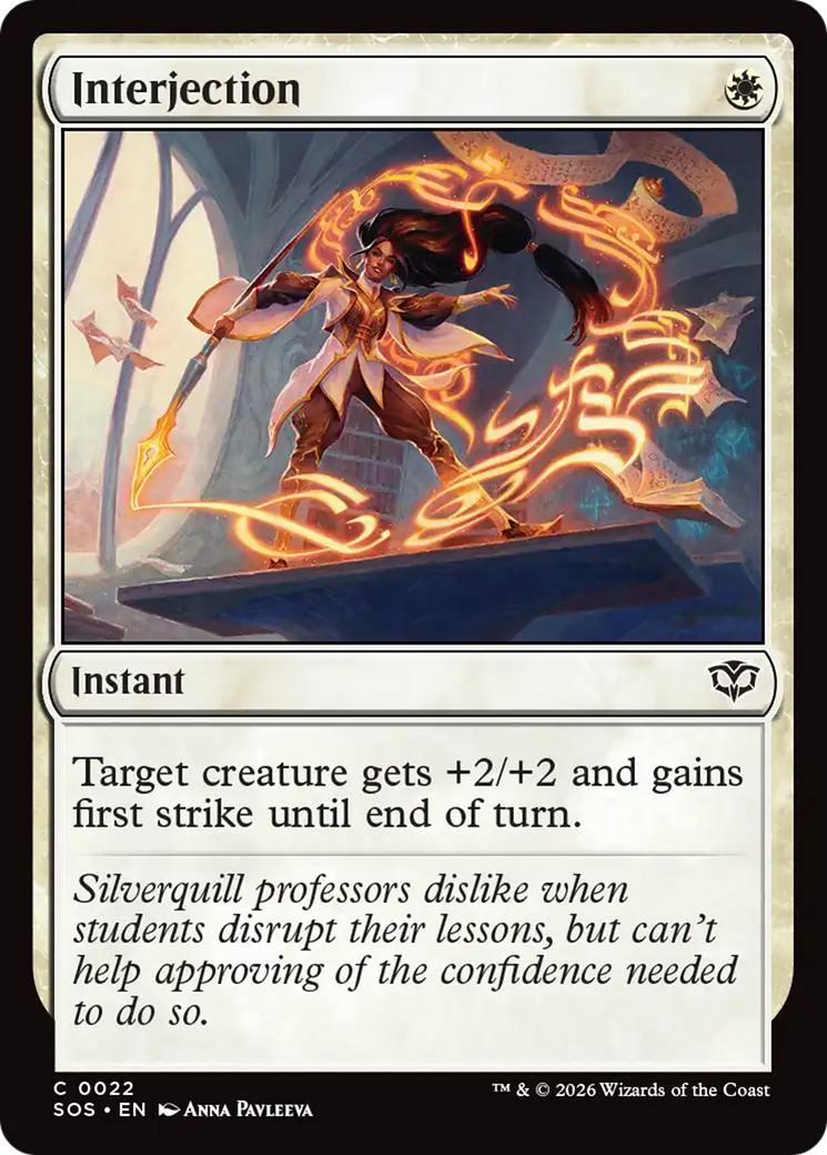 Interjection [Secrets of Strixhaven] | Boutique FDB TCG