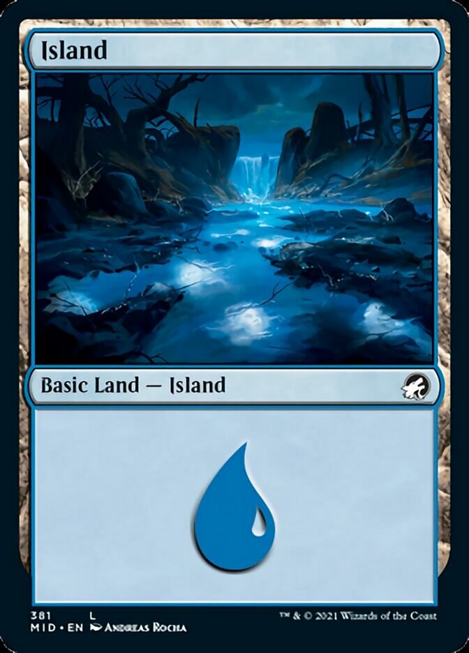 Island (381) [Innistrad: Midnight Hunt] | Boutique FDB TCG