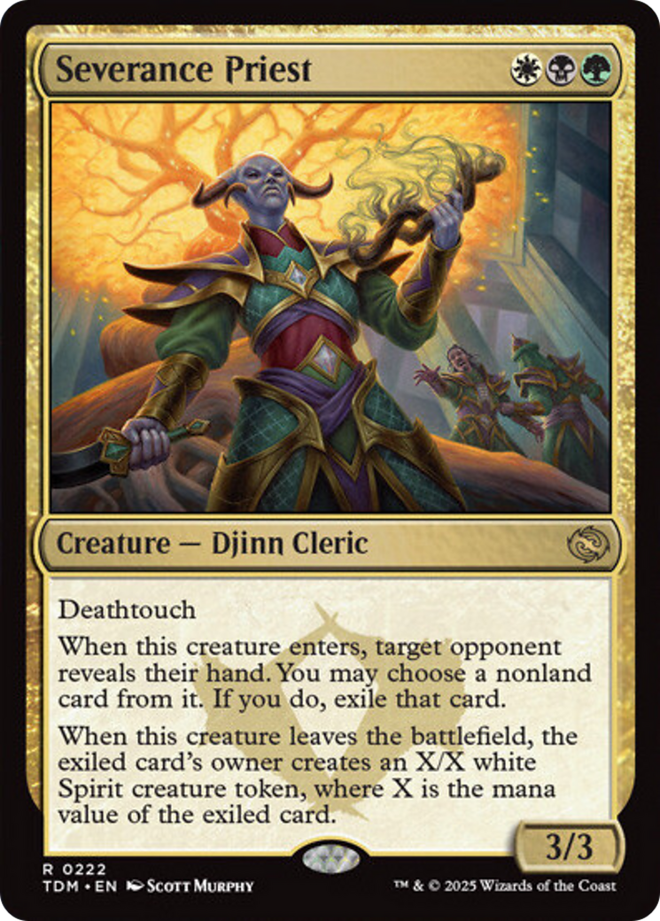 Severance Priest [Tarkir: Dragonstorm] | Boutique FDB TCG