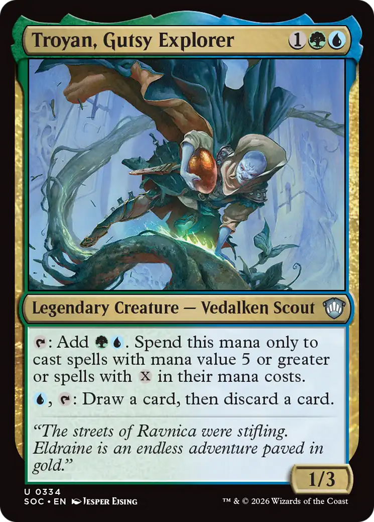 Troyan, Gutsy Explorer [Secrets of Strixhaven Commander] | Boutique FDB TCG