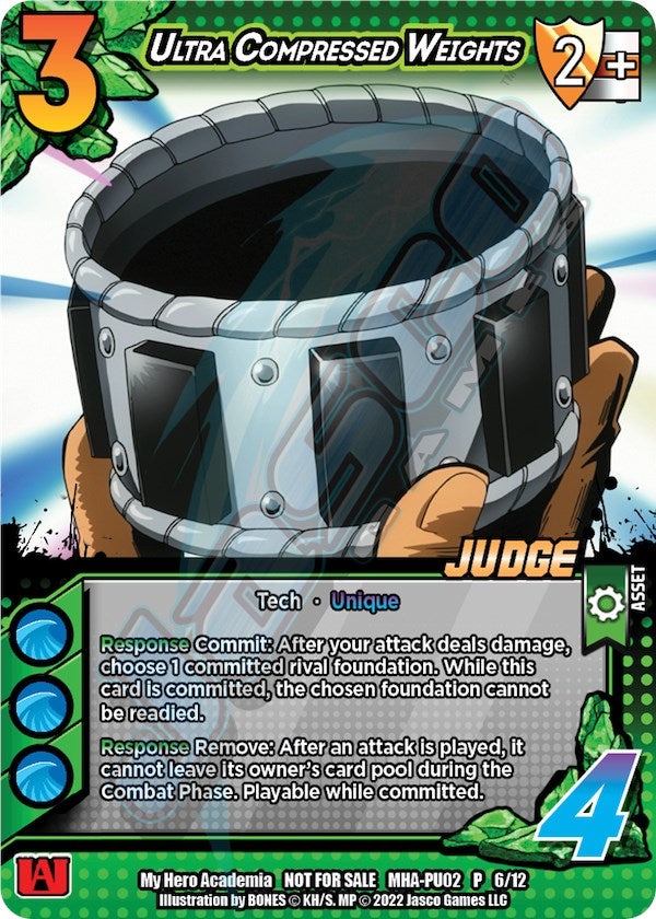 Ultra Compressed Weights (Judge) [Crimson Rampage Promos] | Boutique FDB TCG