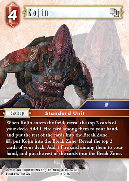 Kojin [Opus XIV: Crystal Abyss] | Boutique FDB TCG