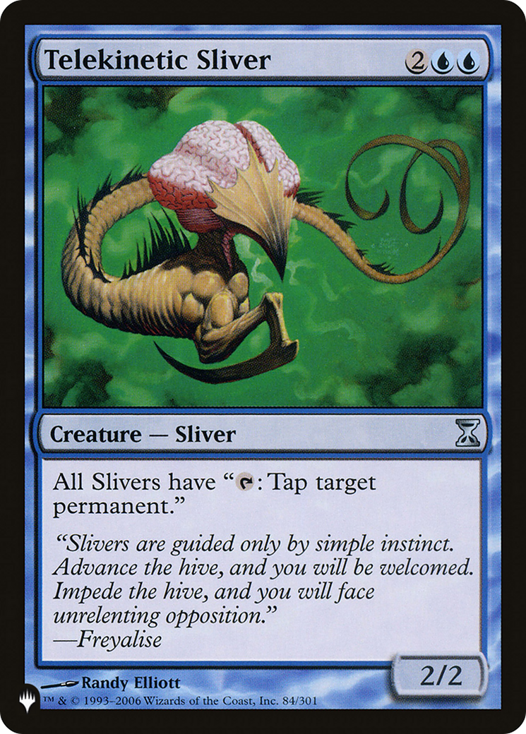 Telekinetic Sliver [The List Reprints] | Boutique FDB TCG