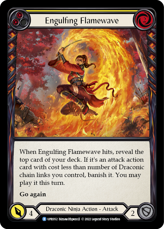Engulfing Flamewave (Yellow) [UPR052] (Uprising) | Boutique FDB TCG
