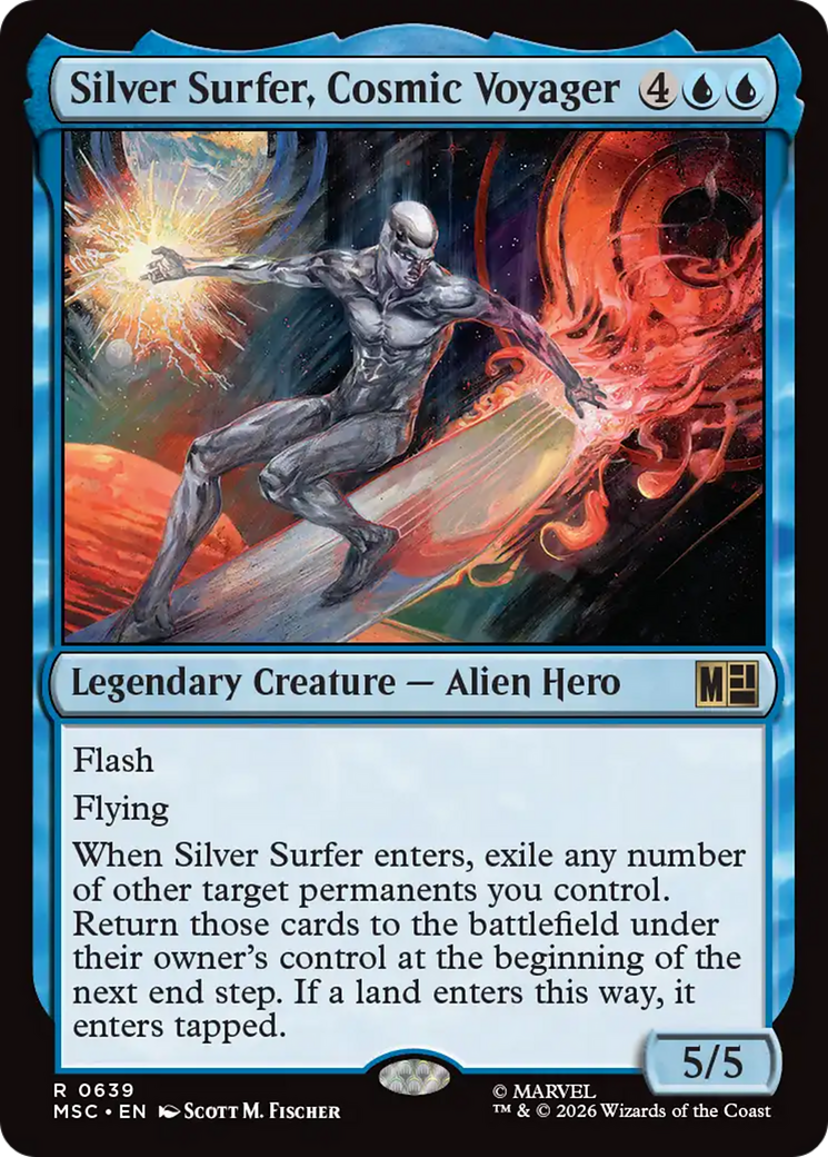 Silver Surfer, Cosmic Voyager [Marvel Super Heroes Commander] | Boutique FDB TCG