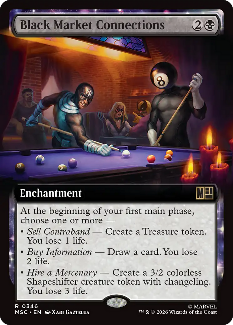 Black Market Connections (Extended Art) [Marvel Super Heroes Commander] | Boutique FDB TCG