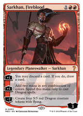 Sarkhan, Fireblood (White Border) [Mystery Booster 2] | Boutique FDB TCG