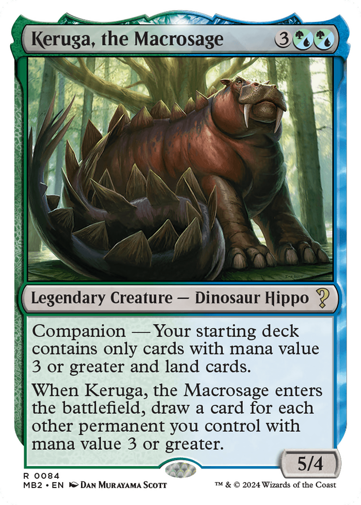 Keruga, the Macrosage (White Border) [Mystery Booster 2] | Boutique FDB TCG