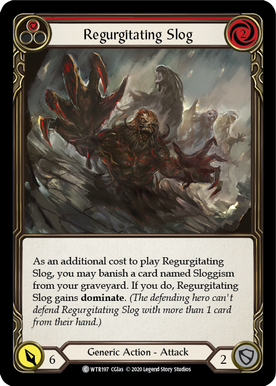 Regurgitating Slog (Red) [U-WTR197] (Welcome to Rathe Unlimited)  Unlimited Normal | Boutique FDB TCG