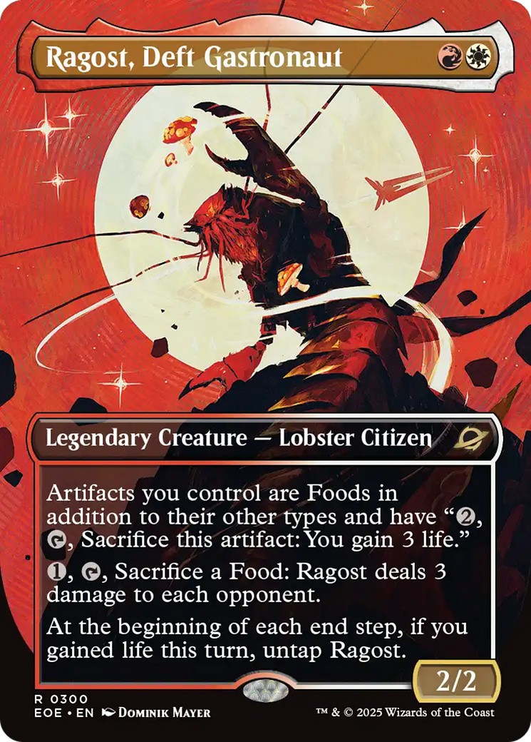 Ragost, Deft Gastronaut (Borderless) [Edge of Eternities] | Boutique FDB TCG